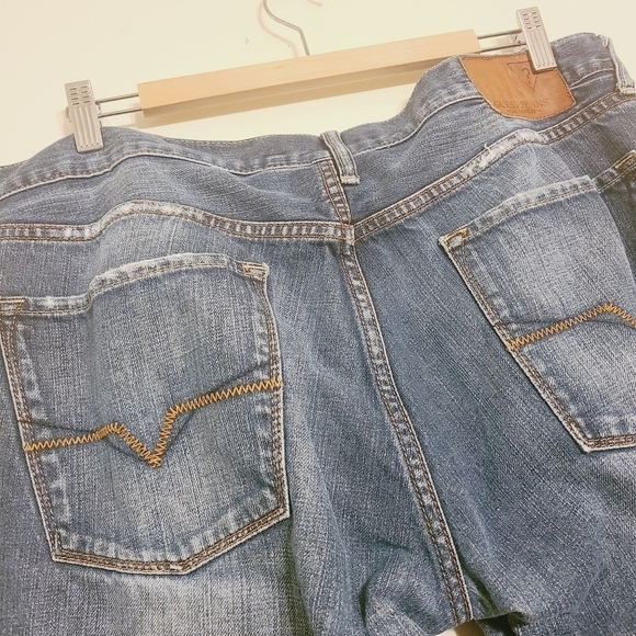 Guess Jeans | Men's Distressed Falcon Bootcut Jeans (Size 36 x 32) - Picture 12 of 15